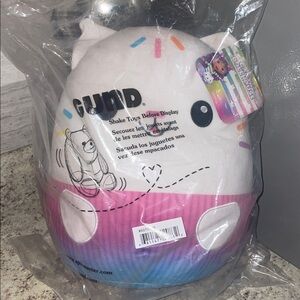 Gund Cakey Cat Gabby Dollhouse Sqishmallow Colorful Plush Cat Toy